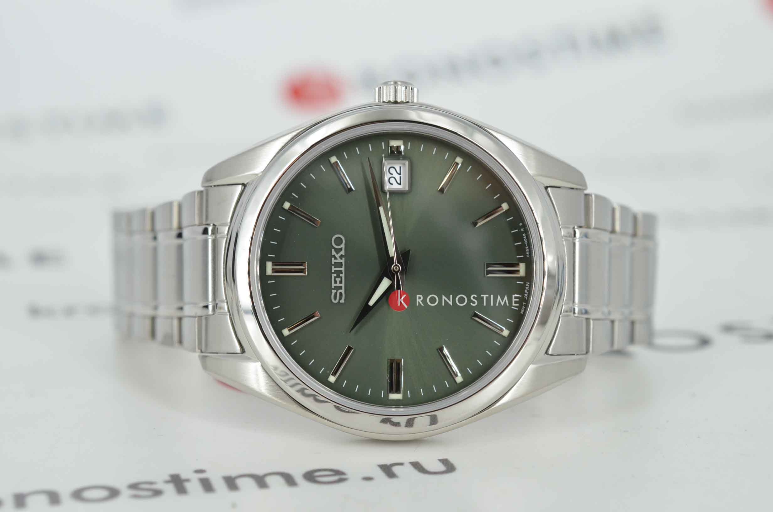 Seiko Seiko Discover More SUR527P1,  япония мужские часы на браслете нержавеющая сталь боковой вид